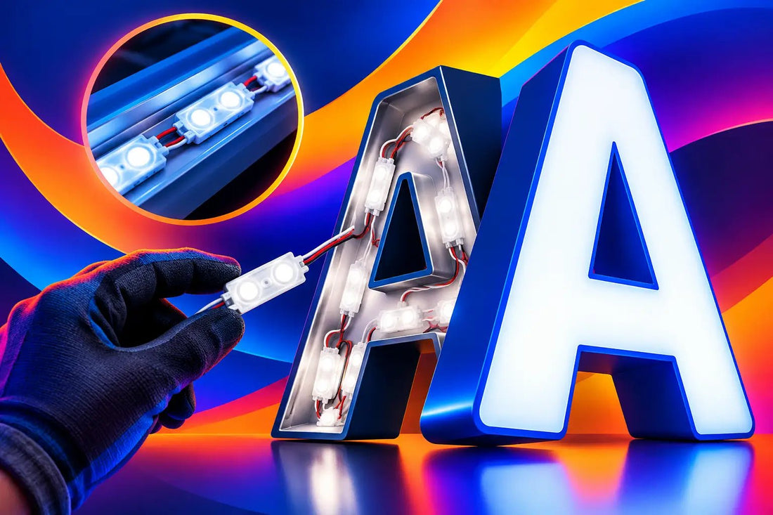 How to Install LED Modules in Channel Letters - SignMate Limited